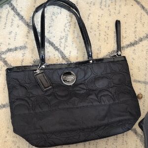 Coach Black Quilted Women's Bag